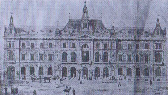 Фасад здания почтамта Одессы - фотография