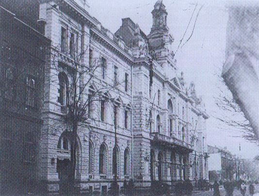 Фасад здания одесского почтамта до войны - фотография