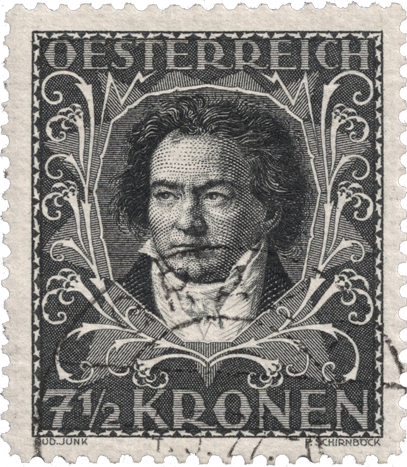 Фердинанд Ширнбек, марка Австрии, посвященная Бетховену